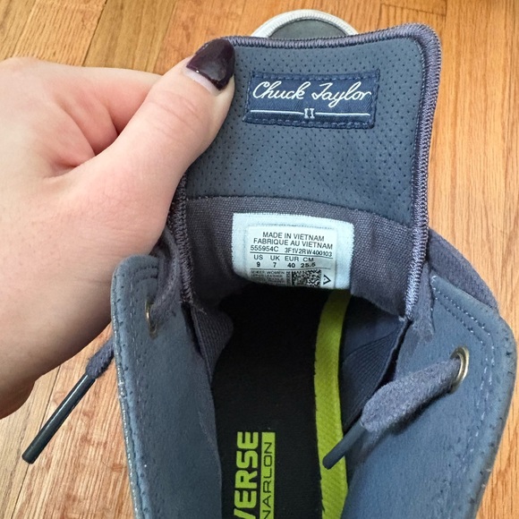 Leather converse sneakers - Picture 5 of 5